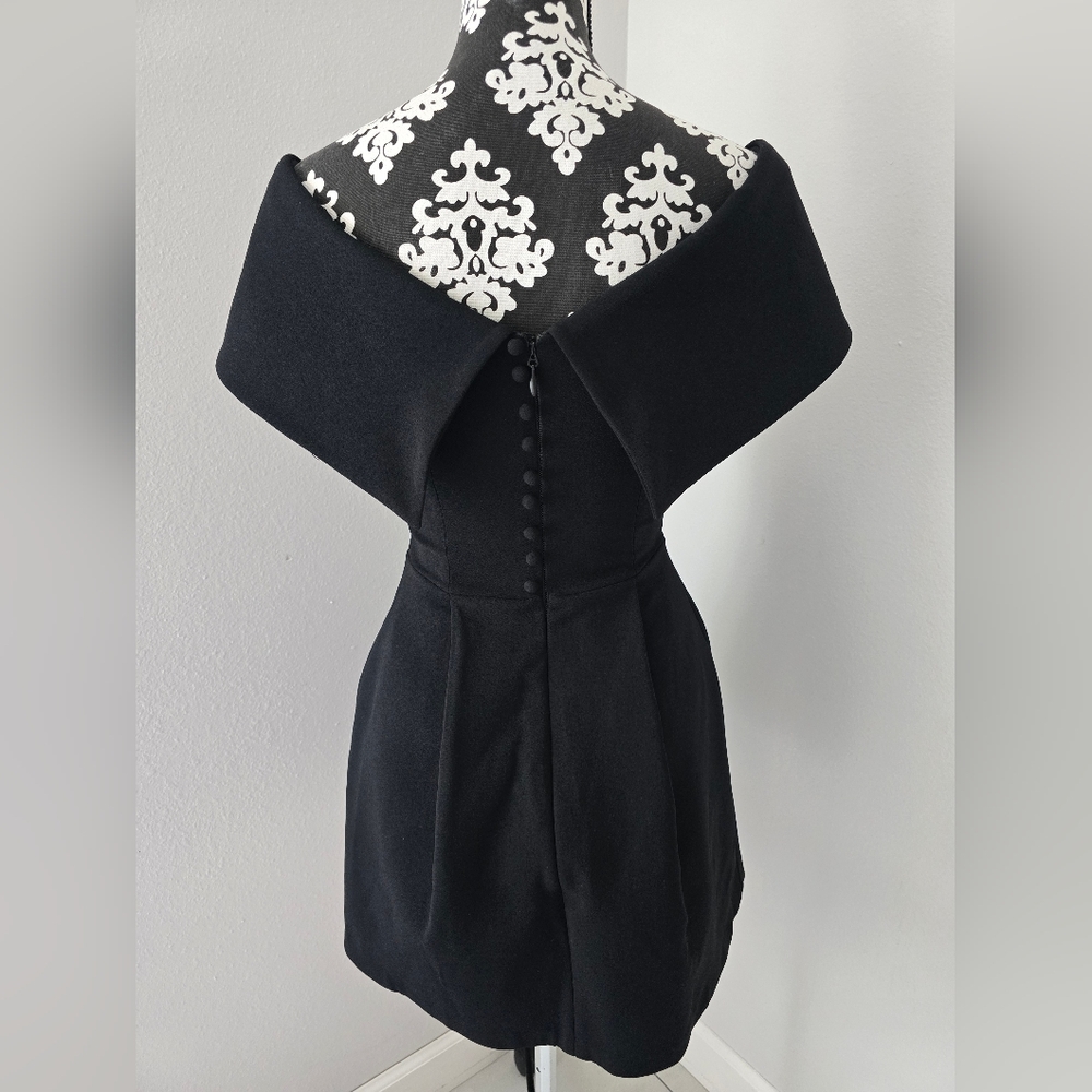 Nadine Merabi Harper Black Mini Dress Size XS - Picture 8 of 16
